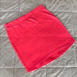 Hot pink bodycon skirt